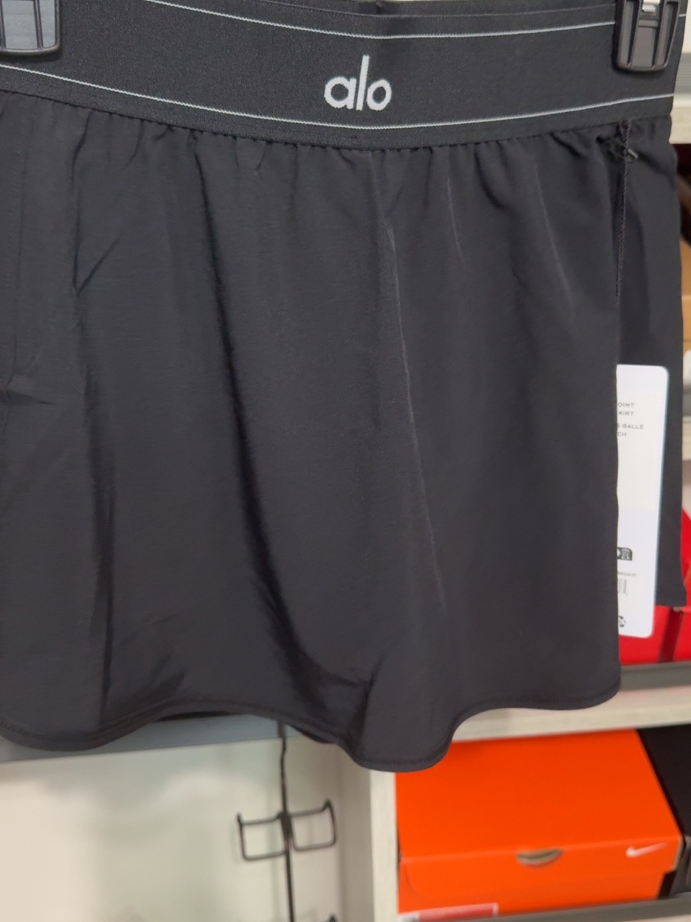 ALO Yoga Black Athletic Skirt with Logo Tag